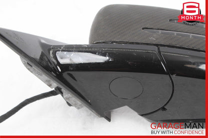 10-13 Mercedes W212 E63 E550 Front Left Driver Side Mirror Door Rear View OEM
