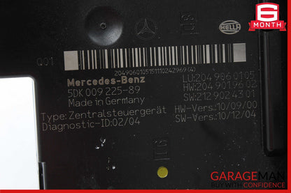 12-14 Mercedes W204 C250 C350 C63 AMG Rear SAM Fuse Box Relay Module Assembly
