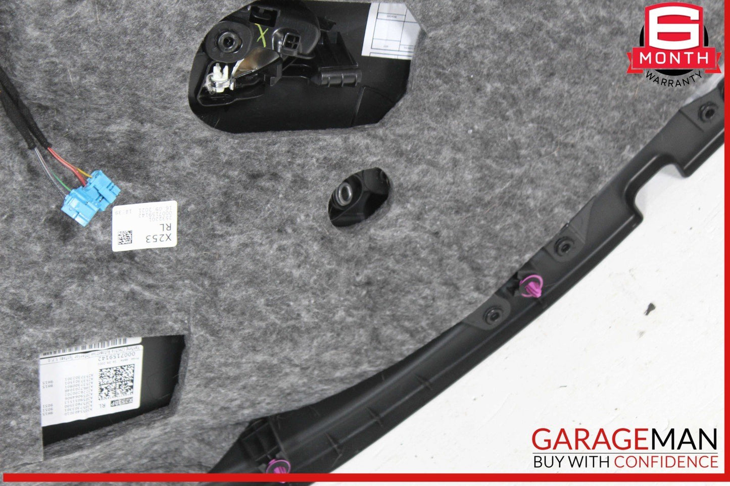 16-22 Mercedes X253 GLC43 AMG GLS300 Rear Left Side Interior Door Trim Panel OEM