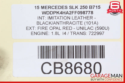 12-20 Mercedes R172 SLK250 Rear Right / Left Side Suspension Lower Control Arm