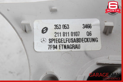 07-09 Mercedes W211 E350 E550 E63 AMG Interior Top Upper Rear View Mirror Grey