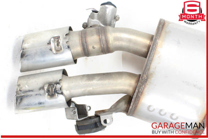 18-24 Audi S5 S4 3.0L Rear Right and Rear Left Side Exhaust Muffler Set OEM
