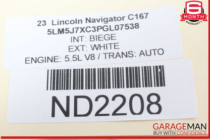 20-24 Lincoln Aviator Rear Right Passenger Side Blind Spot Radar Sensor Module
