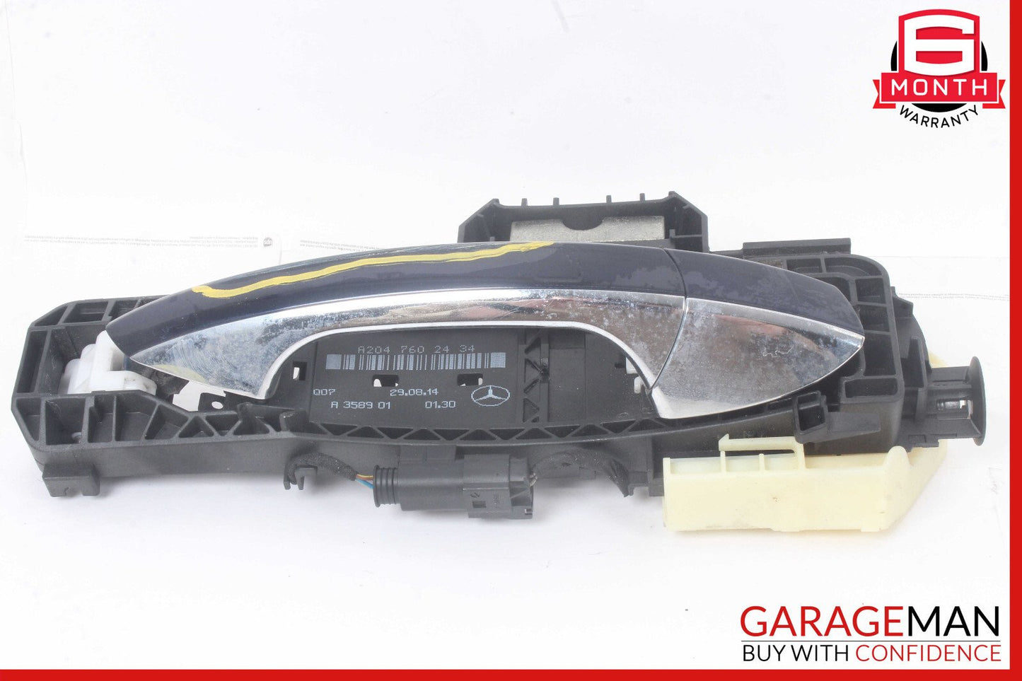 10-17 Mercedes W212 E350 Rear Right Keyless Go Exterior Door Handle OEM