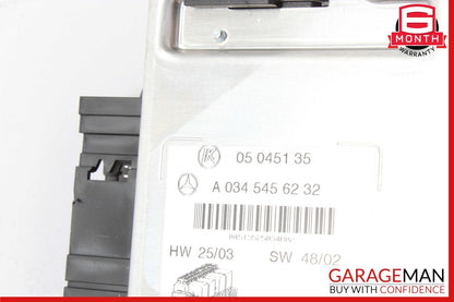 03-12 Mercedes R230 SL500 SL550 SL65 AMG Rear SAM Fuse Box Relay Module OEM