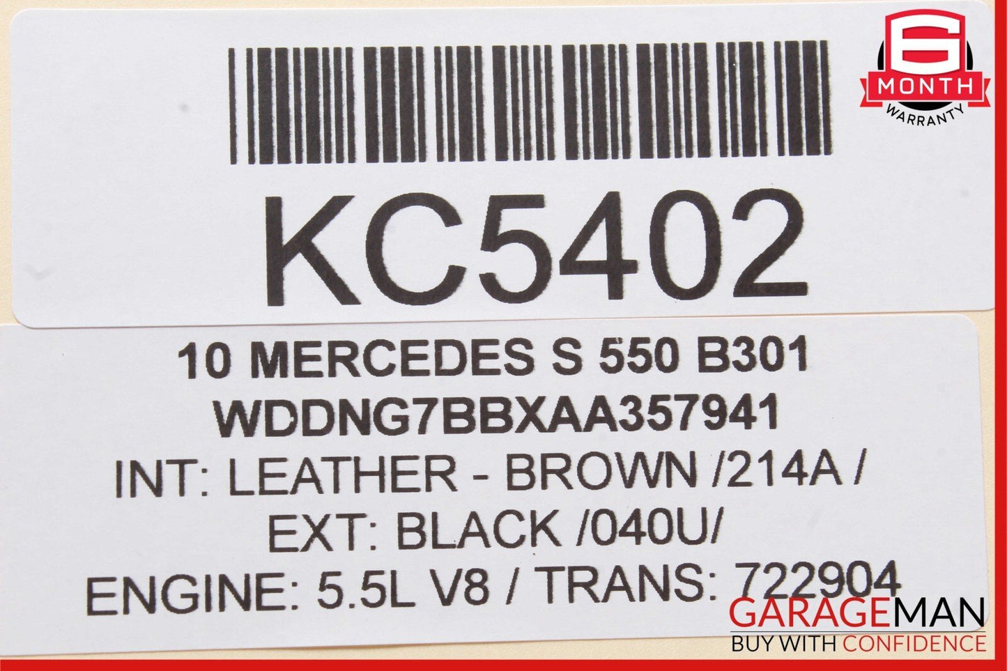 10-14 Mercedes W221 S550 Front Headlight Voltage Regulator Ballast Module Unit
