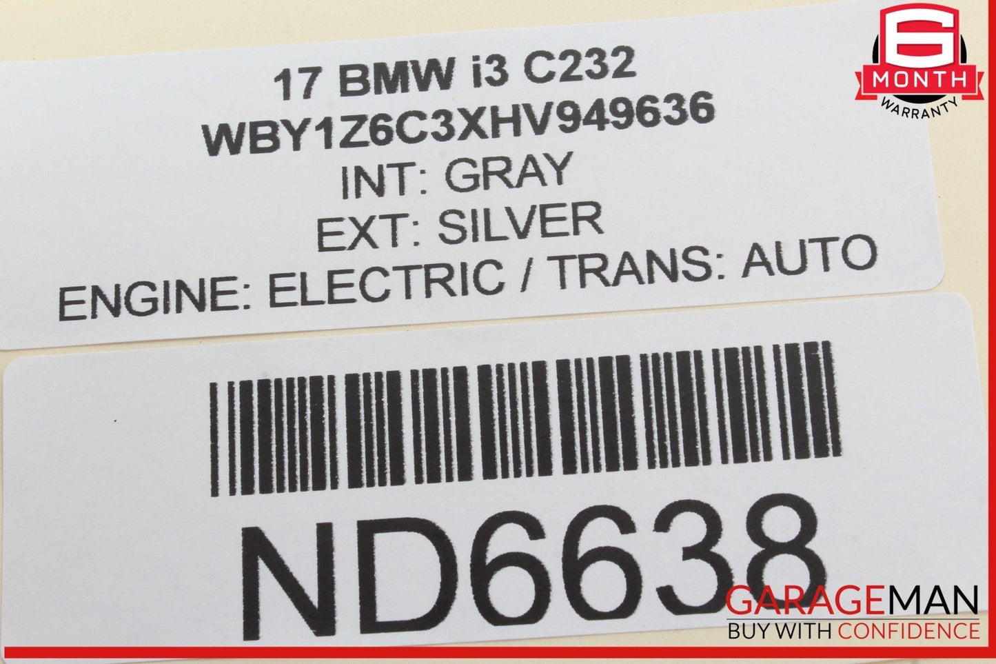 14-21 BMW i3 I01 Hybrid Rear Right Passenger Side Seat Belt Retractor OEM