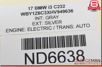 14-21 BMW i3 I01 Hybrid Rear Right Passenger Side Seat Belt Retractor OEM