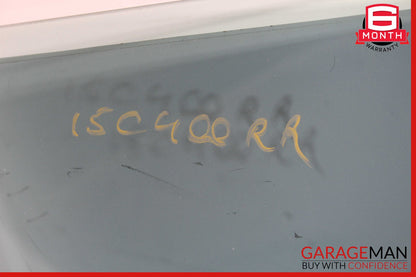 15-21 Mercedes W205 C400 Rear Right Side Door Window Glass OEM