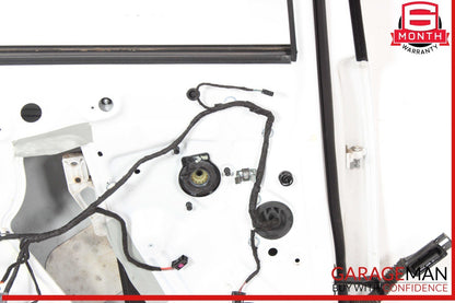 09-17 Audi Q5 SQ5 Rear Left Exterior Door Shell Frame Panel White OEM