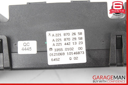 07-13 Mercedes W221 S550 S63 AMG A/C AC Heater Climate Control Switch OEM