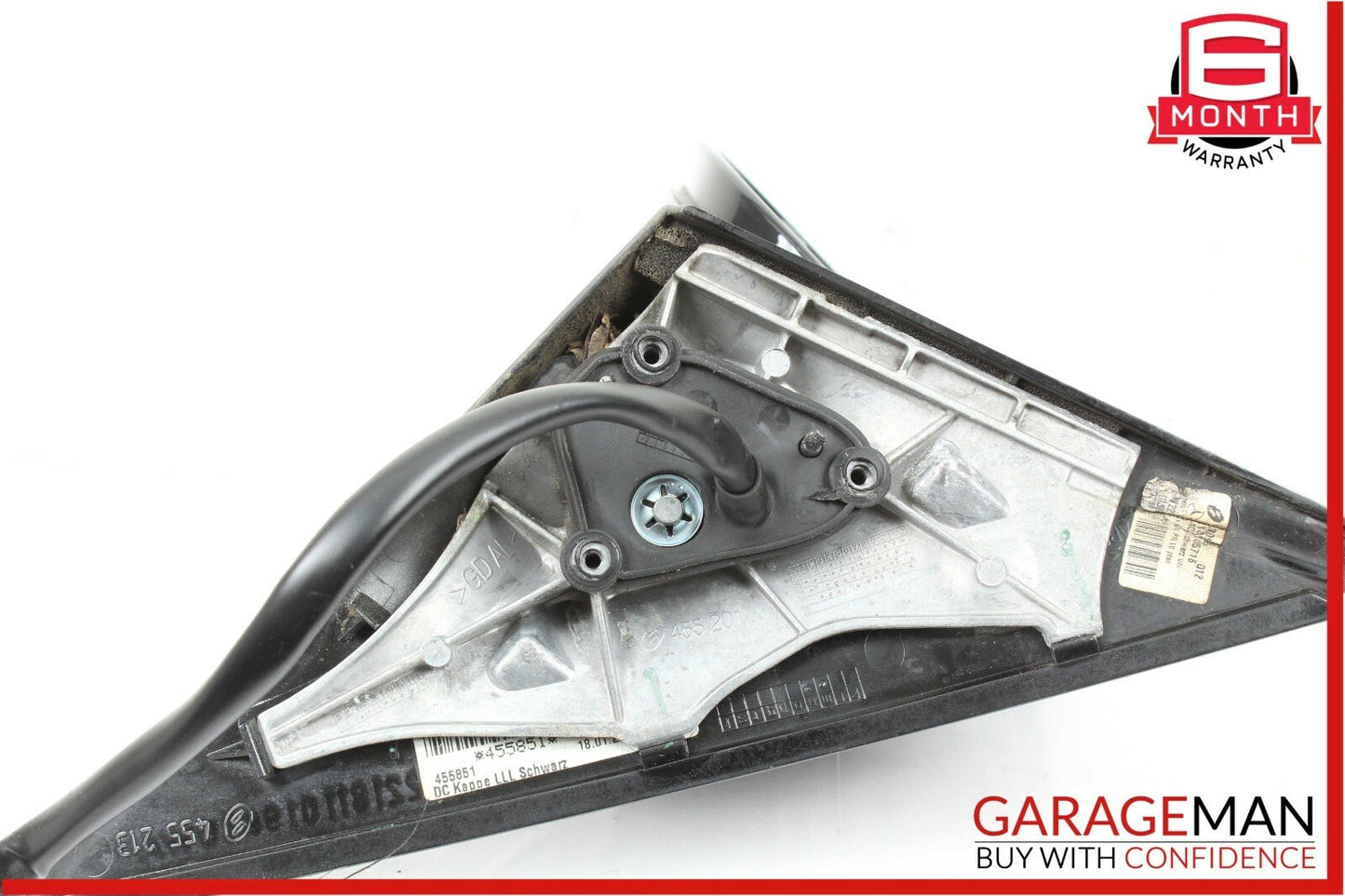07-09 Mercedes W221 S550 S600 Front Left Side Mirror Door Rear View Black
