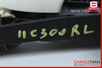 12-14 Mercedes W204 C300 Rear Driver Side Left Exterior Door Handle White OEM