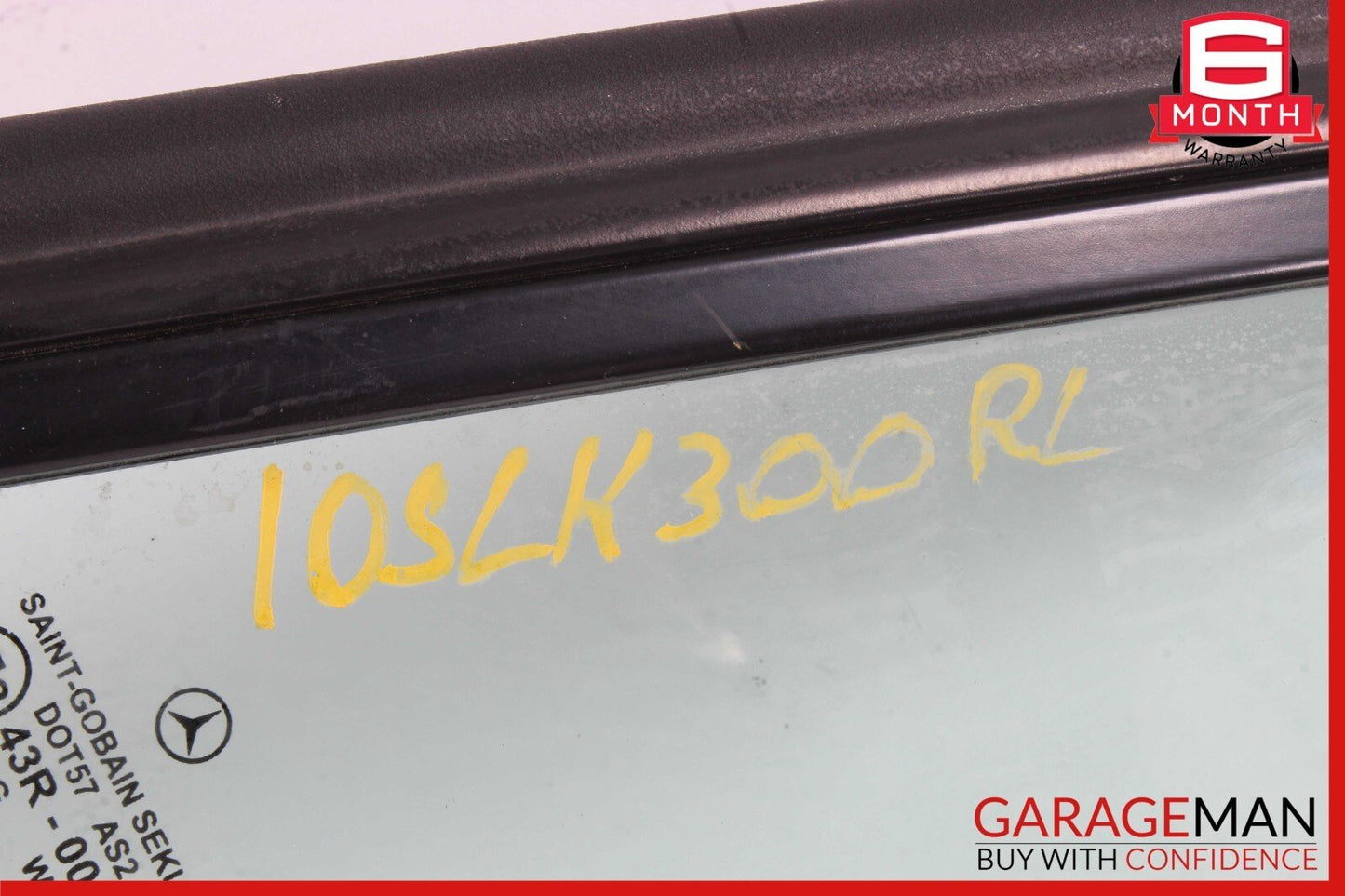 05-11 Mercedes R171 SLK300 SLK350 Rear Left Side Door Quarter Window Glass OEM