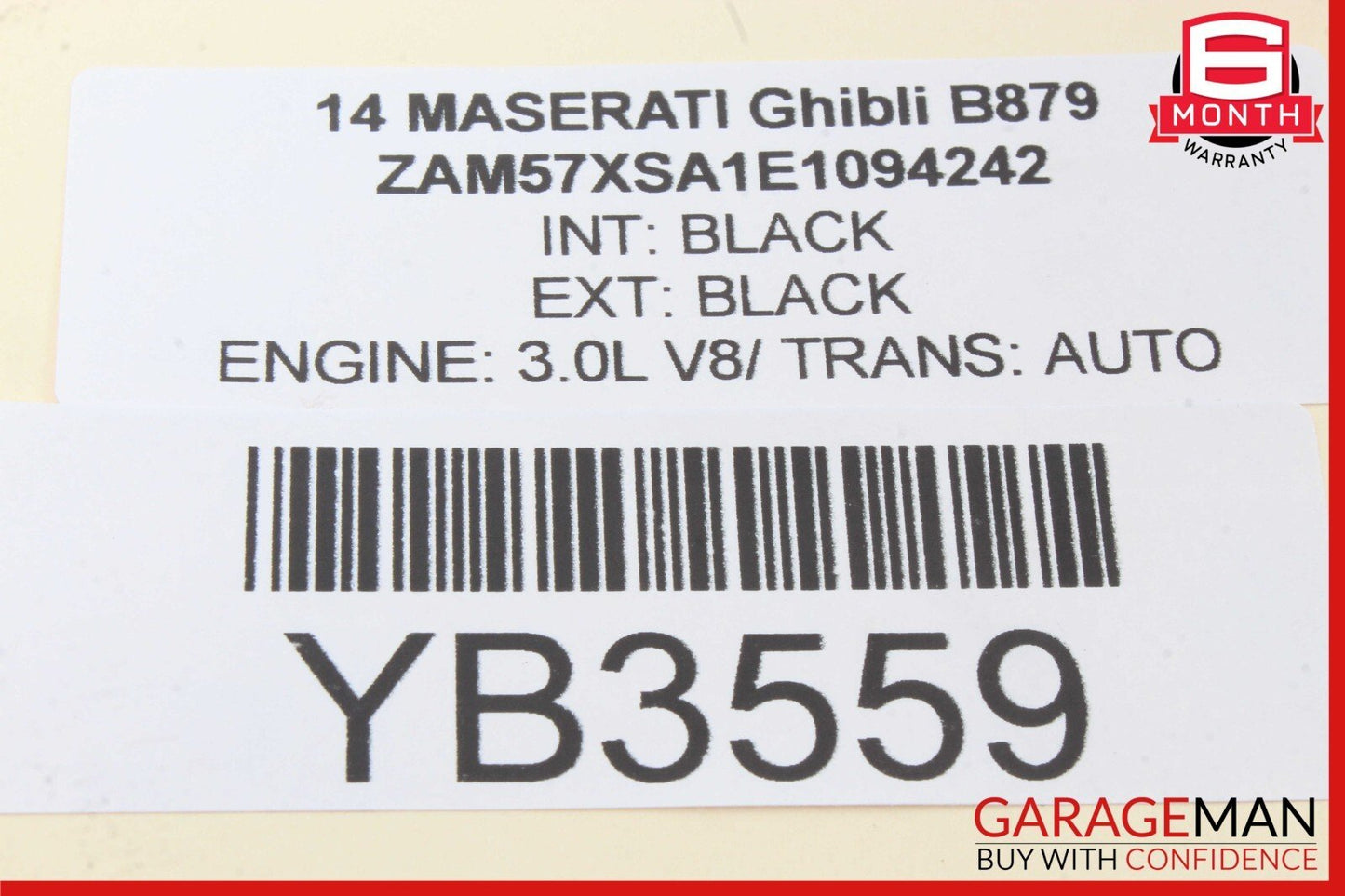 14-17 Maserati Ghibli Front Left Driver Side Door Triangle Trim Cover OEM