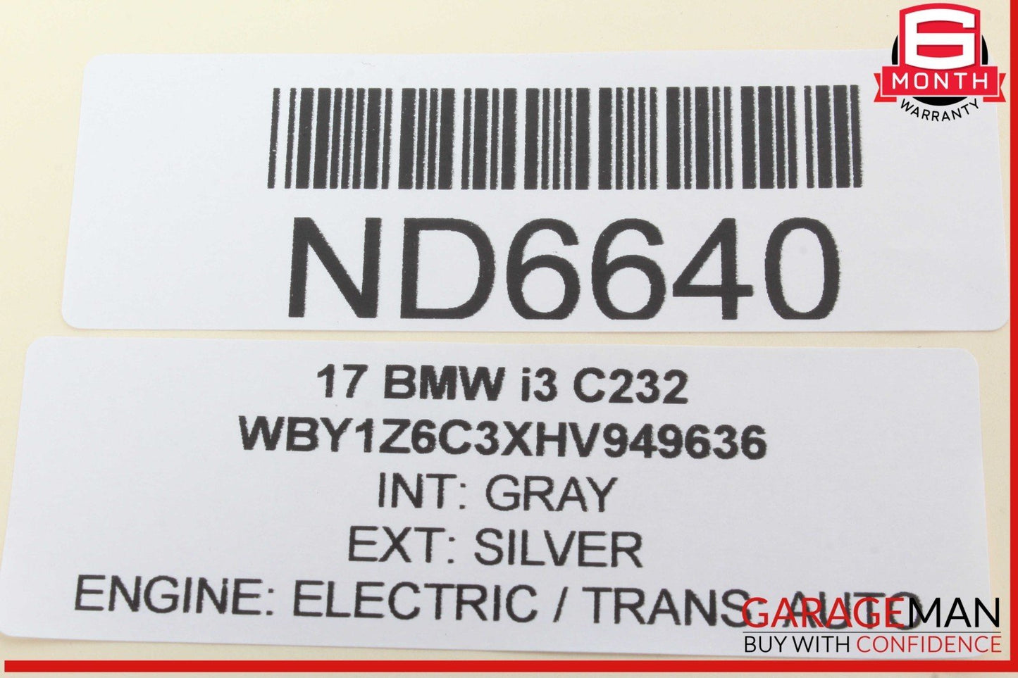 14-21 BMW I3 i01 Hybrid Rear Left Driver Side Seat Belt Retractor 34128958 OEM