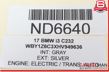 14-21 BMW I3 i01 Hybrid Rear Left Driver Side Seat Belt Retractor 34128958 OEM