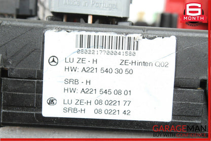 07-13 Mercedes S550 CL550 Rear Trunk SAM Fuse Box Relay Block Assembly