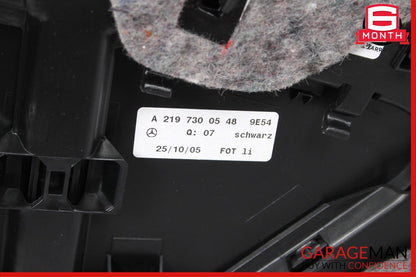 06-11 Mercedes W219 CLS500 CLS550 Rear Left Interior Door Panel Cover Black