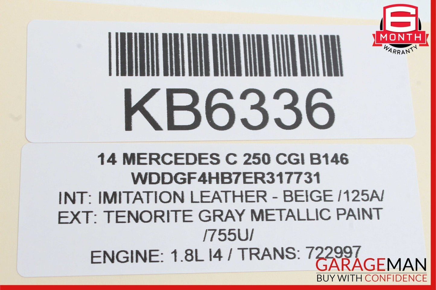 08-18 Mercedes W04 C250 C300 Rear Right Side Door Control Module Unit OEM