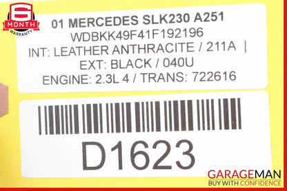 97-04 Mercedes R170 SLK230 C230 Kompressor Radiator Intercooler 1705050630 OEM