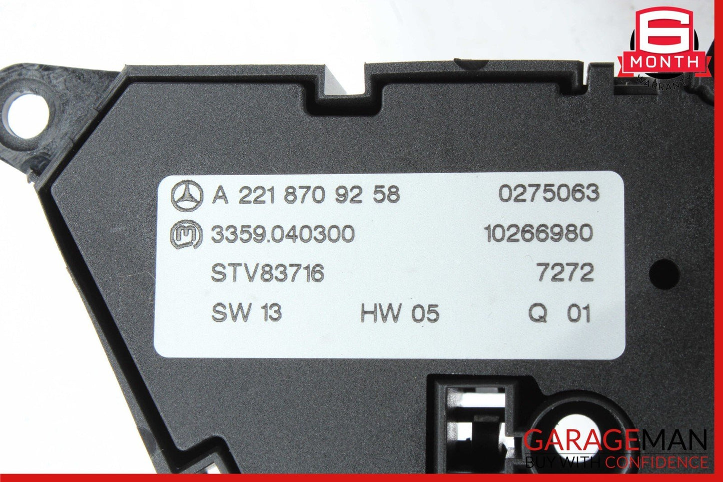07-14 Mercedes W221 S550 CL550 Front Left Driver Seat Control Memory Switch OEM