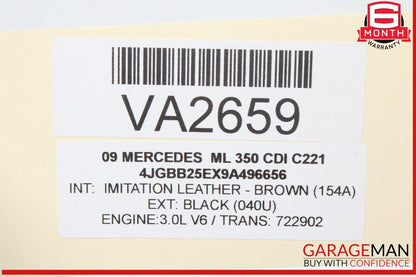 06-13 Mercedes W164 ML350 R350 Front Right Side Door Control Module OEM
