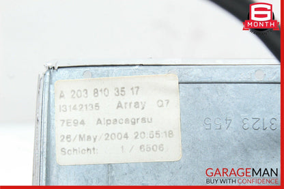 01-07 MERCEDES W203 C230 C280 C320 INTERIOR REAR VIEW MIRROR GRAY OEM