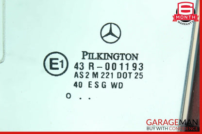 97-04 Mercedes R170 SLK320 Rear Right Side Door Quarter Window Glass