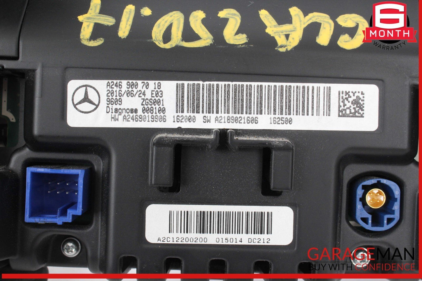 15-20 Mercedes X156 GLA250 Dash Navigation Display Screen Monitor Unit OEM