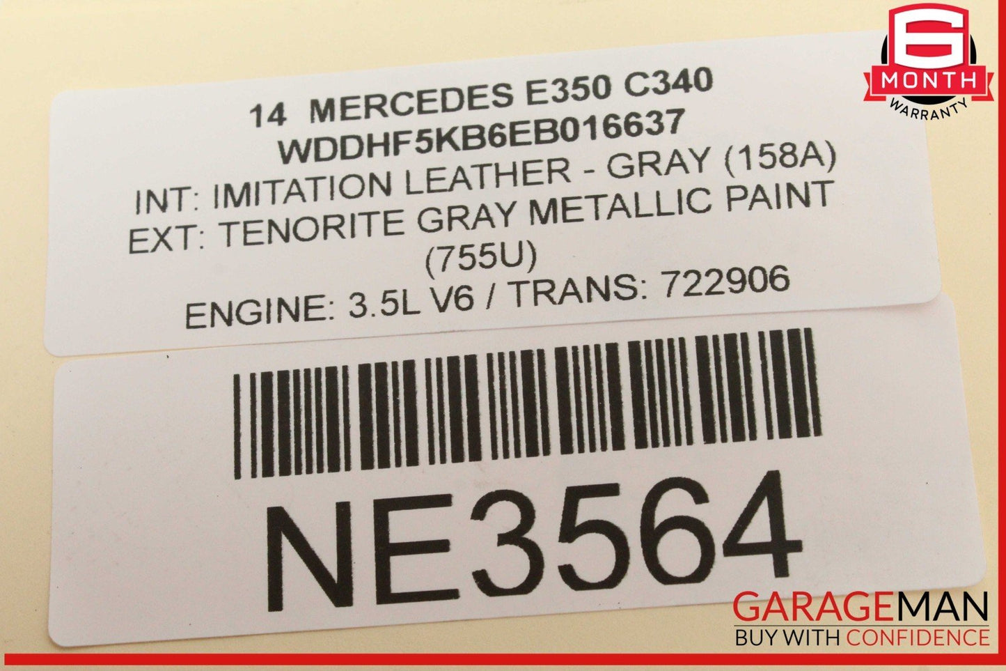 10-16 Mercedes W212 E350 Front Right Passenger Side Top Upper Control Arm OEM
