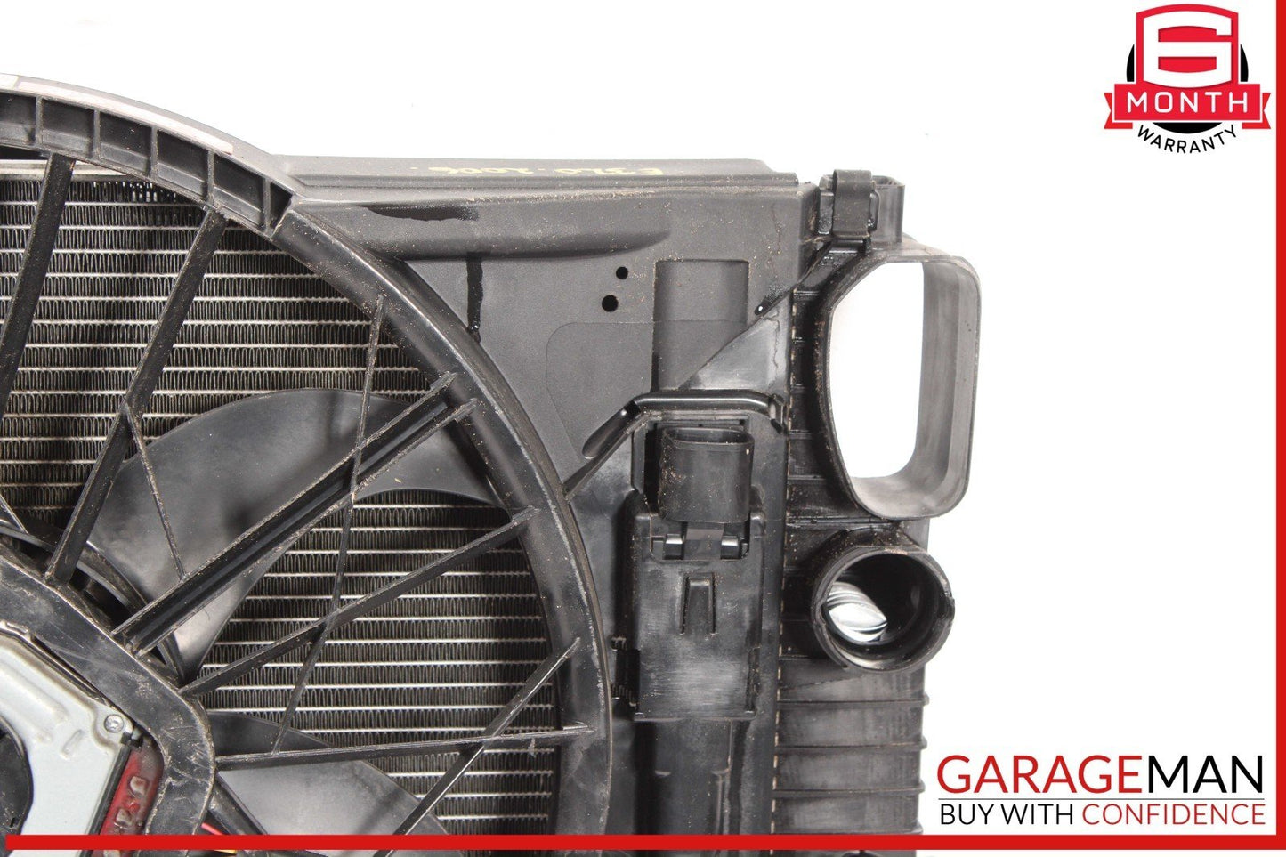 03-09 Mercedes W211 E320 Engine Motor Cooling Fan Radiator A/C Condenser Assy