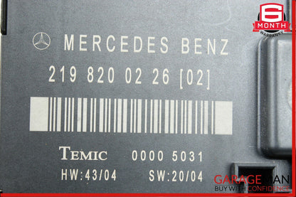 06-11 Mercedes W219 CLS500 CLS55 AMG Rear Left Side Door Controller Module