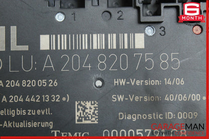 08-14 Mercedes W204 C300 C350 Rear Left Side Door Control Module OEM
