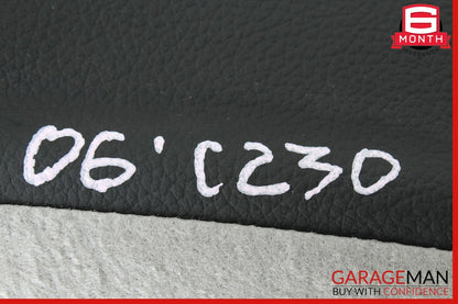 05-07 Mercedes W203 C230 Front Right Side Top Upper Seat Cushion Cover Black OEM