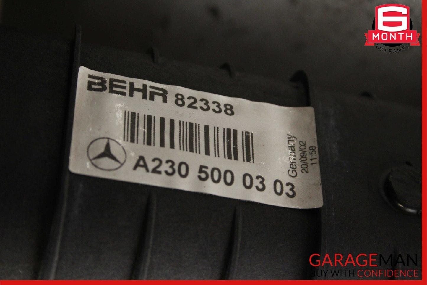 03-06 Mercedes R230 SL500 Cooling Radiator A/C Condenser Oil Cooler OEM