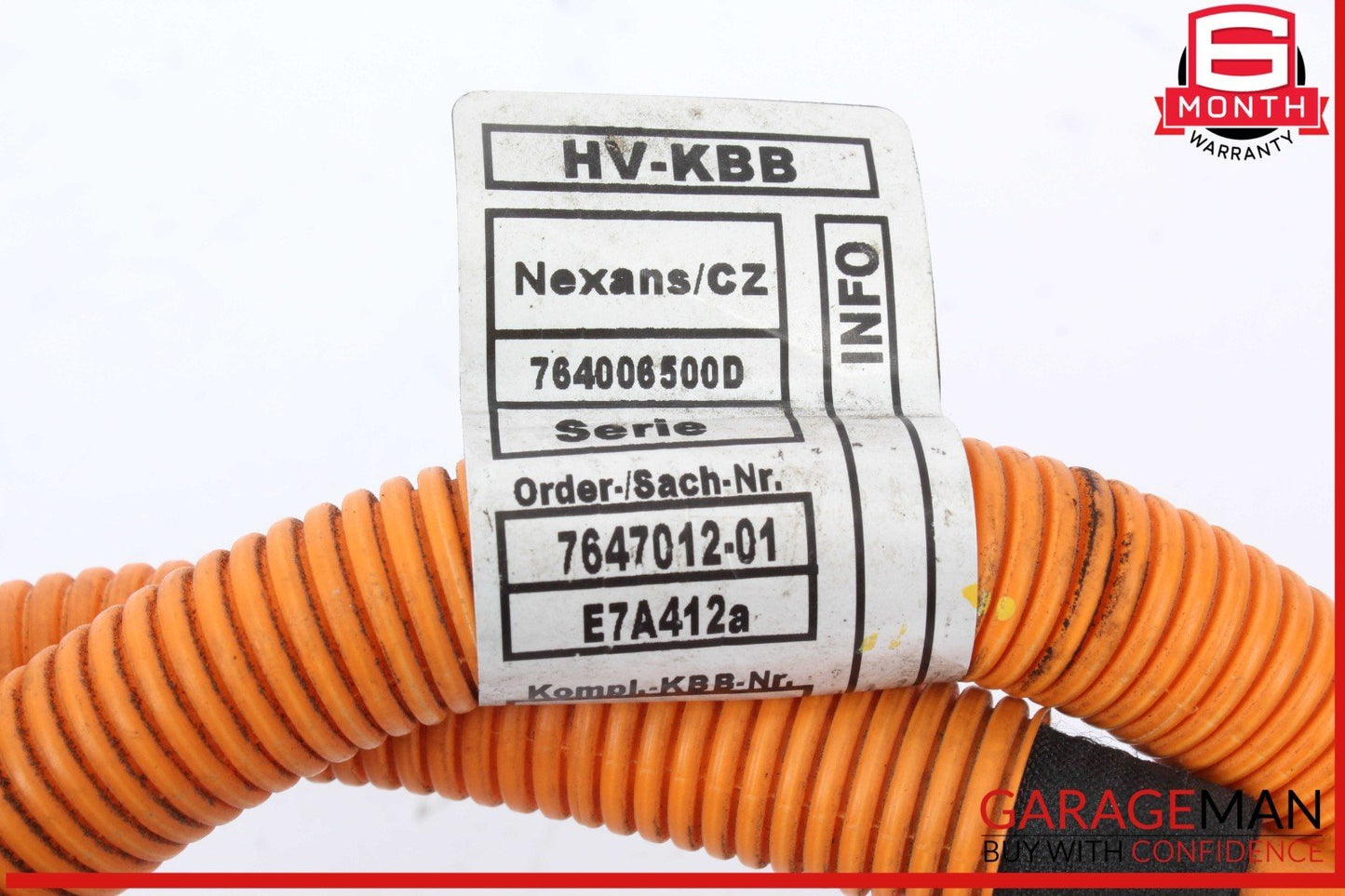14-21 BMW i3 I01 Hybrid Engine High Voltage Wire Harness Cable OEM