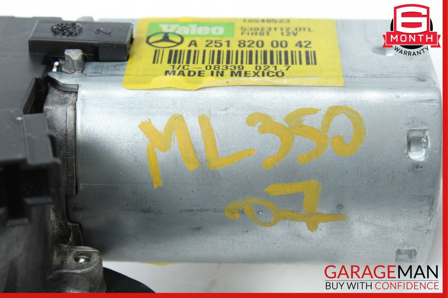 06-13 Mercedes W164 ML350 GL450 Rear Glass Windshield Wiper Motor Unit OEM