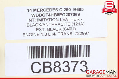 08-17 Mercedes W204 C250 C350 C300 Rear Left / Right Axle CV Half Shaft OEM