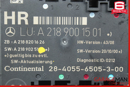 08-14 Mercedes W204 C300 C350 Rear Right Side Door Control Module 2189001501 OEM