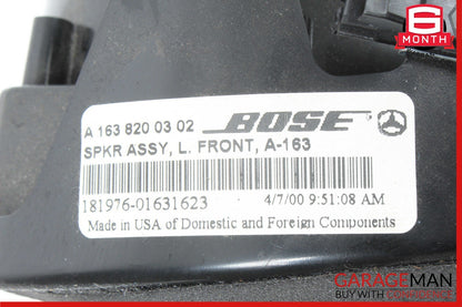 98-01 Mercedes ML320 W163 Front Left Right Door Speaker Set 1638200302