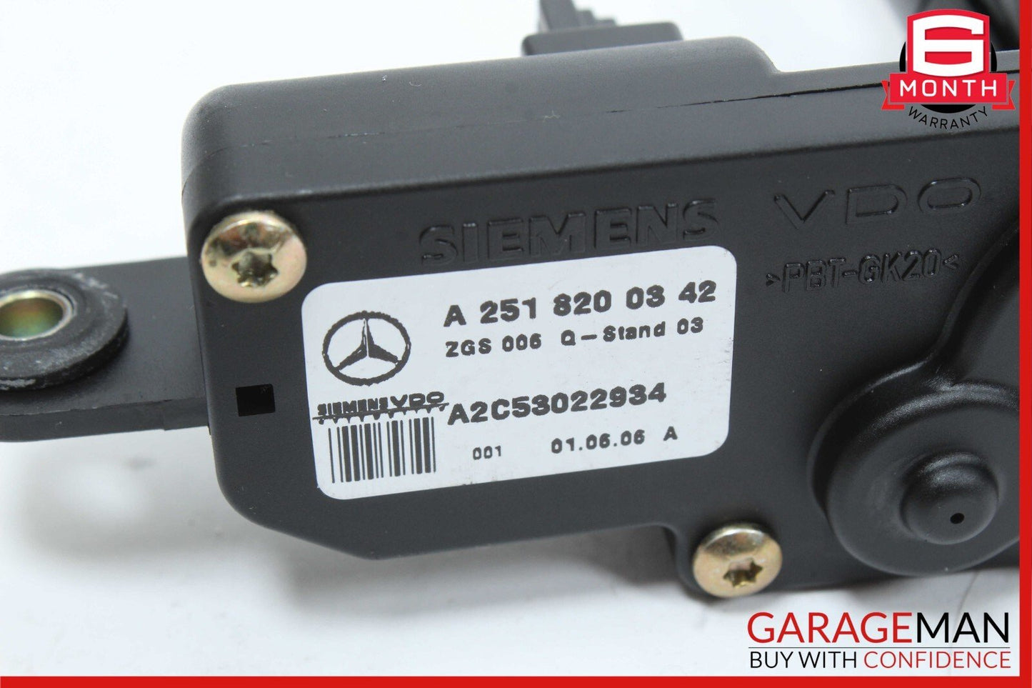 06-12 Mercedes X164 GL450 4MATIC Rear Left Side Quarter Window Regulator Motor