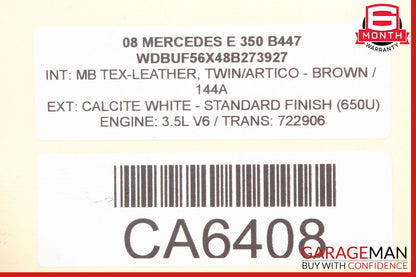 03-11 Mercedes SL500 CLS55 AMG E350 Front Right Side Lower Wishbone Control Arm