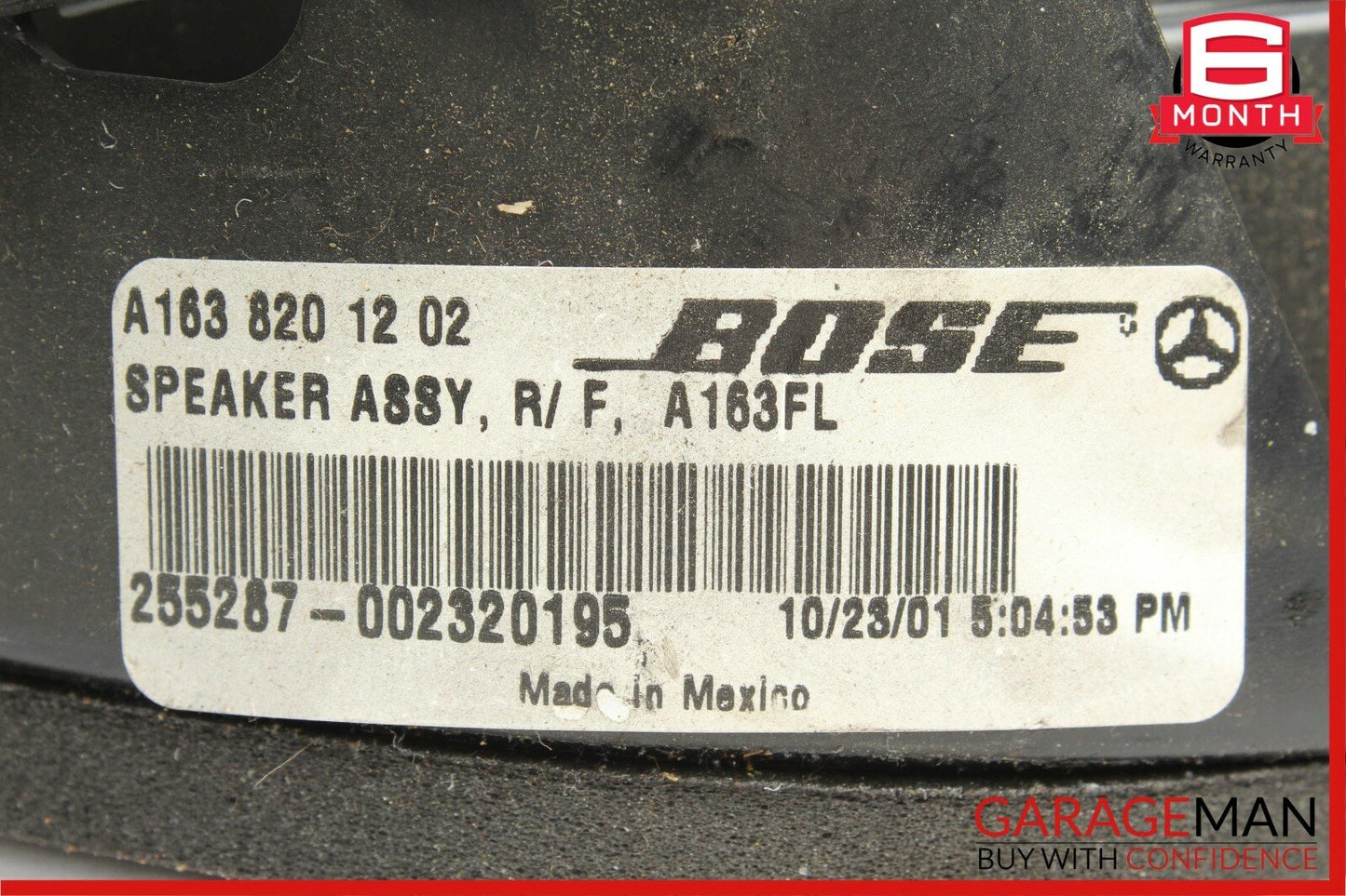 02-05 Mercedes W163 ML320 ML500 Front Right & Left Bose Sound Speaker Set OEM