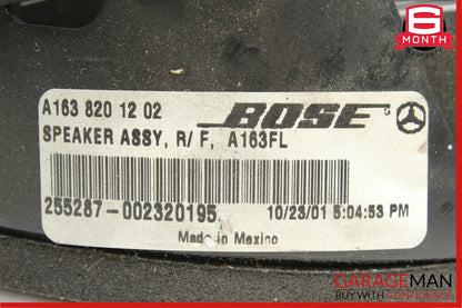 02-05 Mercedes W163 ML320 ML500 Front Right & Left Bose Sound Speaker Set OEM