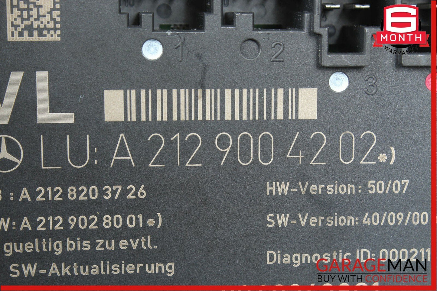08-15 Mercedes W204 C250 C300 Front Left Driver Side Door Controller Module Unit