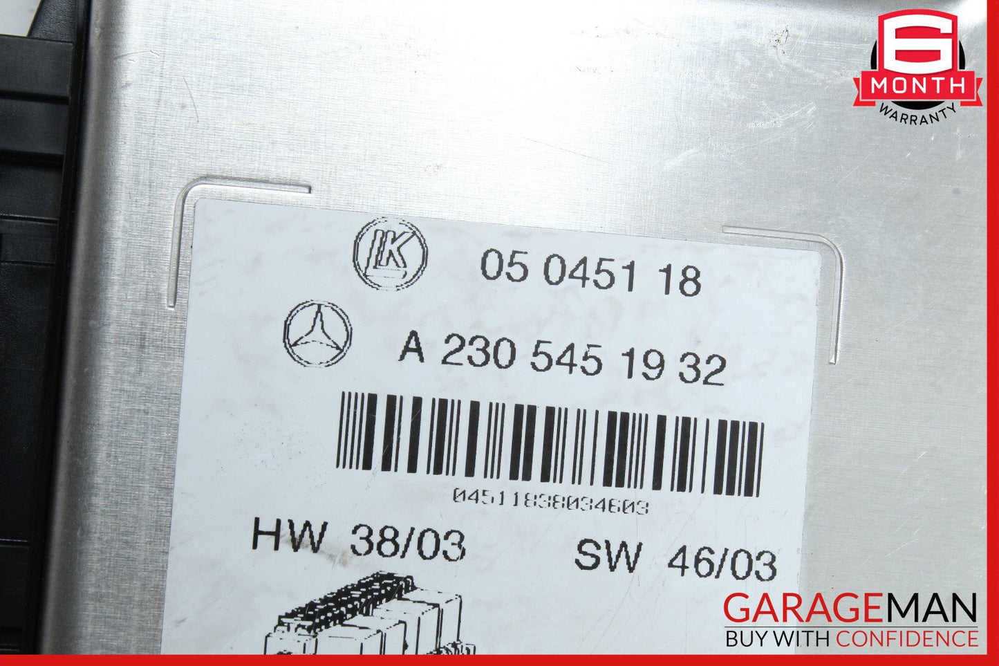 03-12 Mercedes R230 SL500 SL55 AMG Front Left SAM Fuse Box Control Module OEM