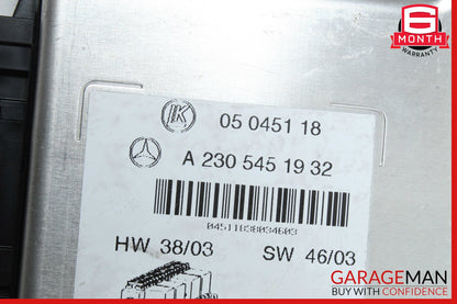 03-12 Mercedes R230 SL500 SL55 AMG Front Left SAM Fuse Box Control Module OEM