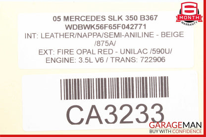 03-09 Mercedes R171 SLK350 Front Right Side Lower Suspension Control Arm OEM