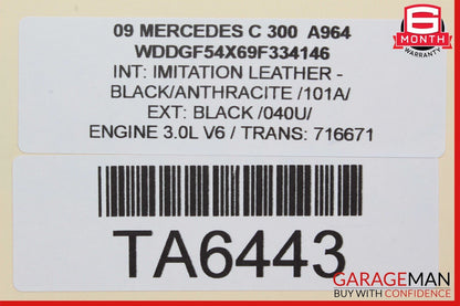 07-09 Mercedes W204 C300 C350 Sirius Satellite Radio Module Receiver OEM